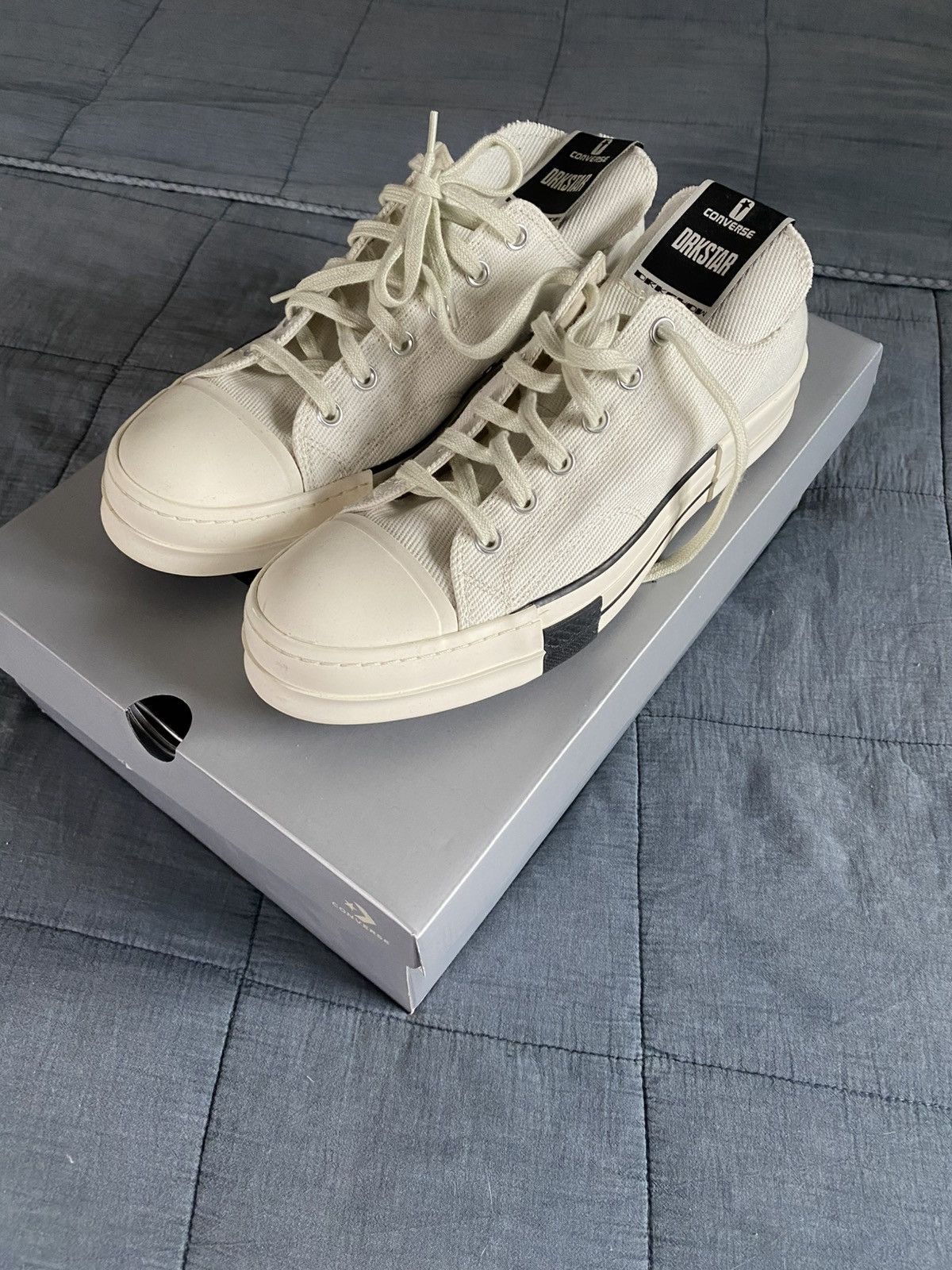 Converse × Rick Owens Drkshdw Drkstar Converse x Rick Owens Size US 12 / EU 45 - 1 Thumbnail