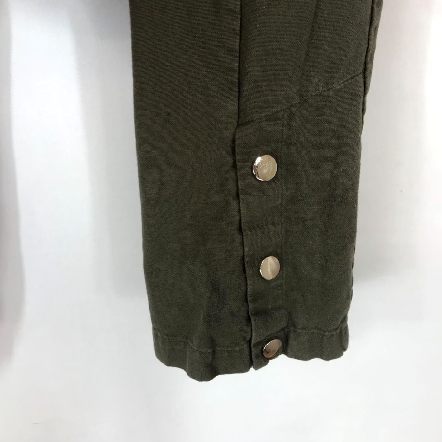 MNML MNML Pants Womens S Green WOMEN PULL CARGO COTTON Size 28" / US 6 / IT 42 - 7 Thumbnail