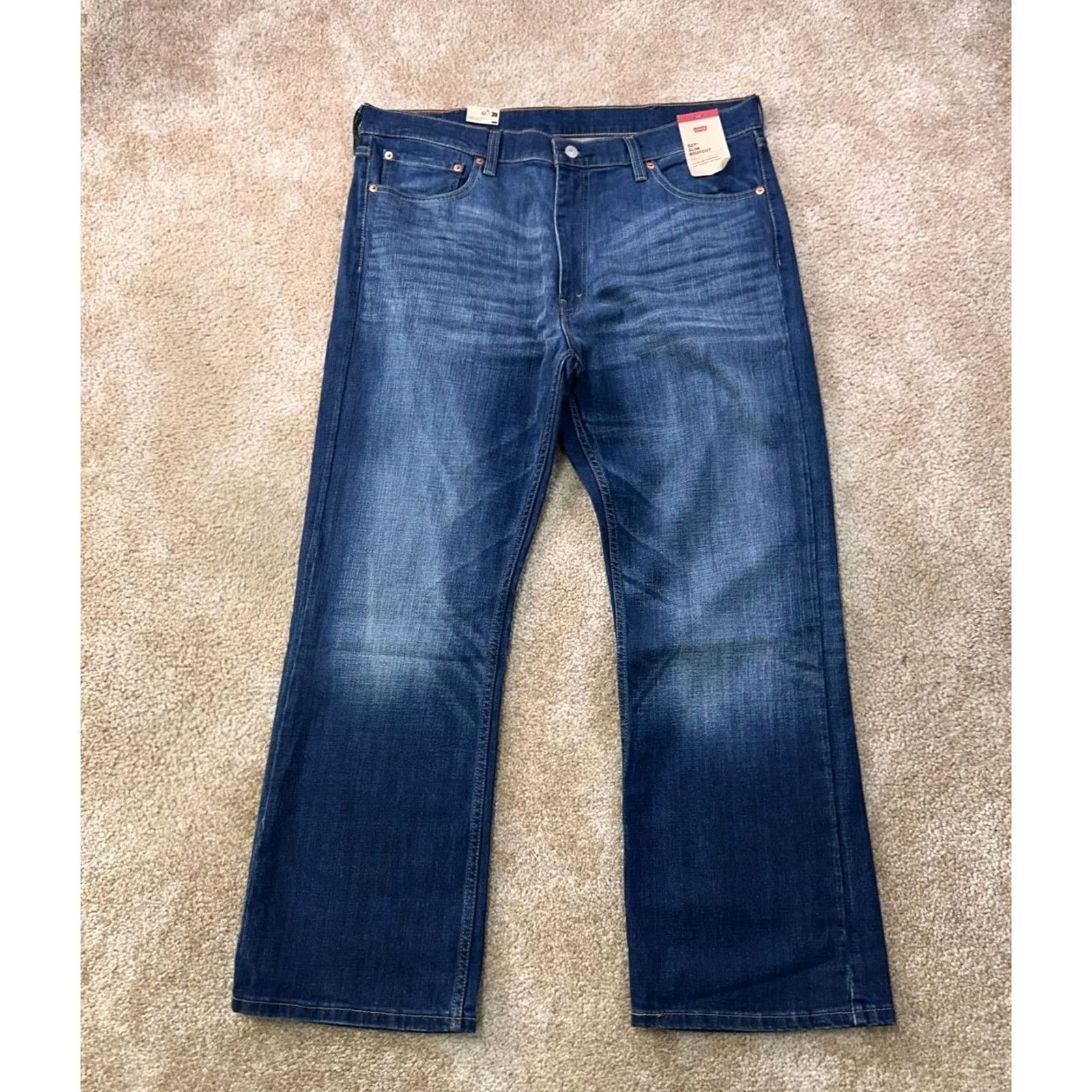 Levi's VINTAGE Levi's 527 Jeans 5-Pocket Design Men 38x30 Blue Denim Slim Bootcut Cadet Western Cowboy Size US 38 / EU 54 - 2 Thumbnail