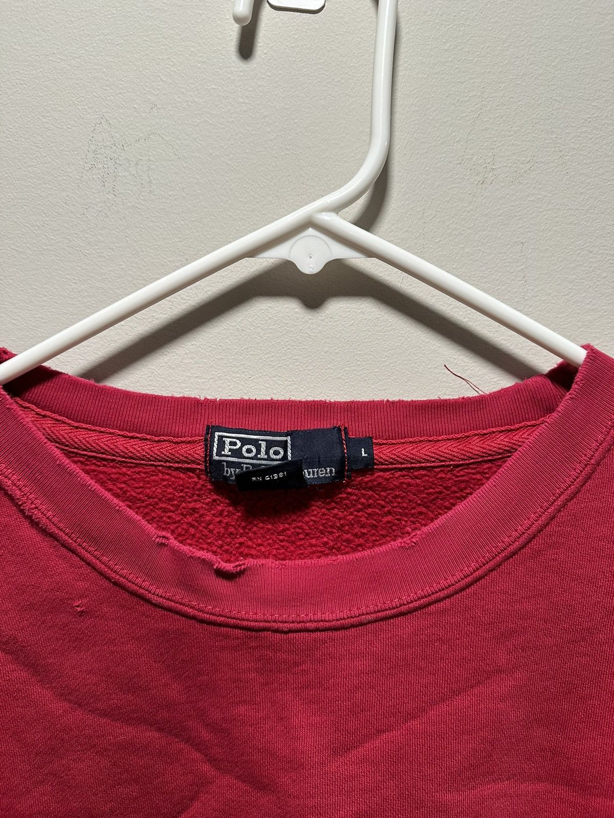 Polo Ralph Lauren × Vintage Vintage boxy Polo Ralph Lauren Sweatshirt Size US L / EU 52-54 / 3 - 7 Thumbnail
