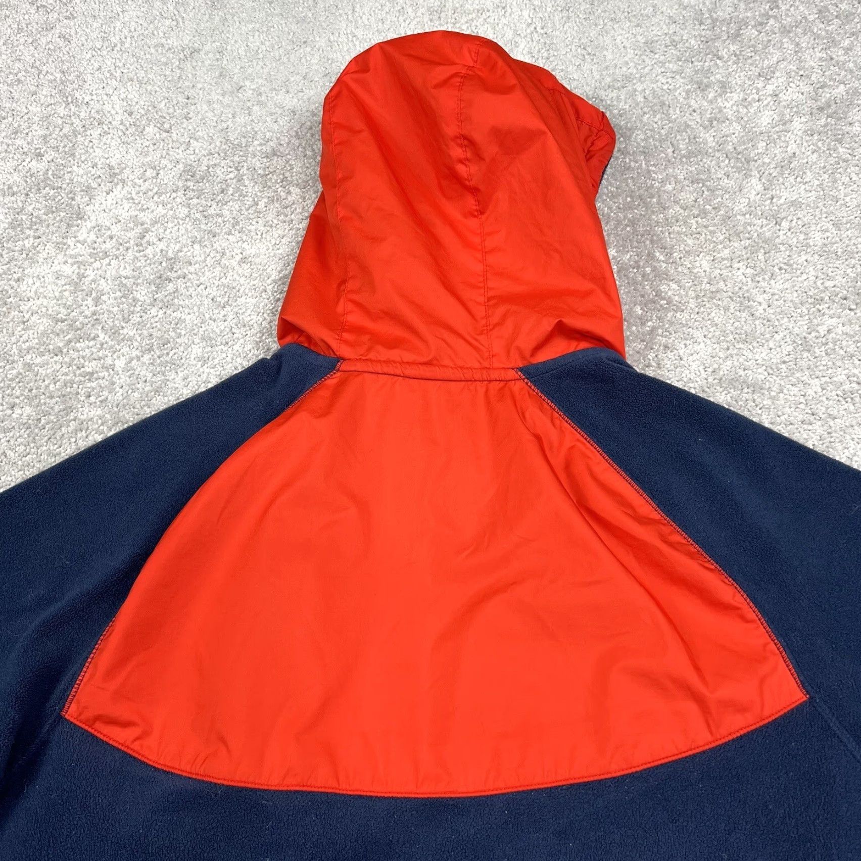 Nike VINTAGE? Nike Jacket Mens L Athleticwear Windrunner Polar Fleece Blue/Red Full Zip Size US L / EU 52-54 / 3 - 7 Thumbnail