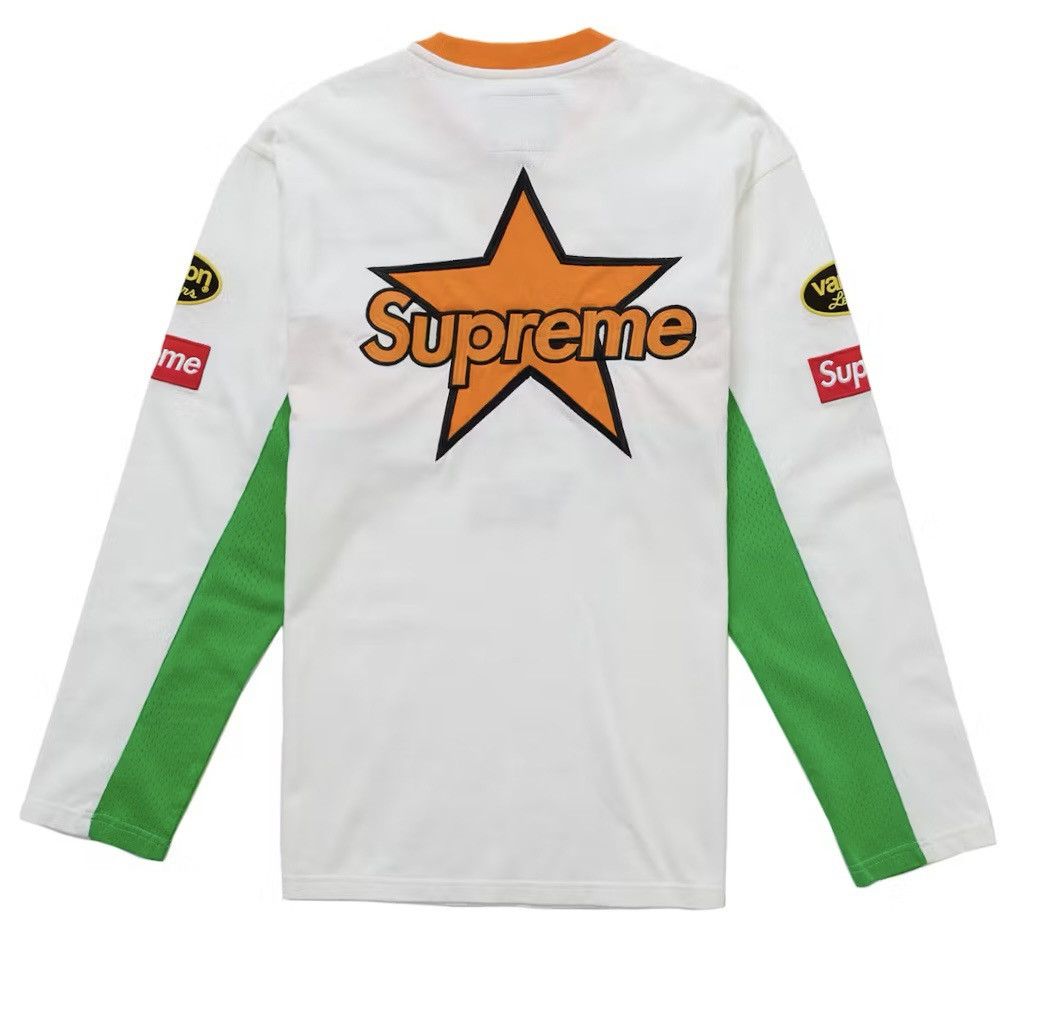 Supreme Size M - Supreme Vanson L/S Longsleeve top - White - INHAND Size US M / EU 48-50 / 2 - 1 Thumbnail