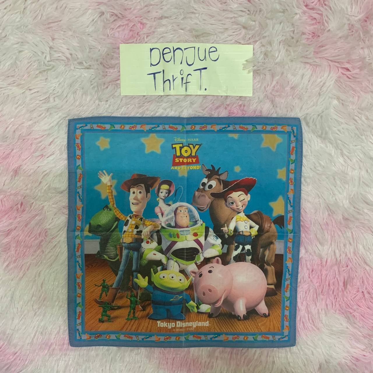 Vintage Toy Story Disney Pixar Handkerchief Bandana