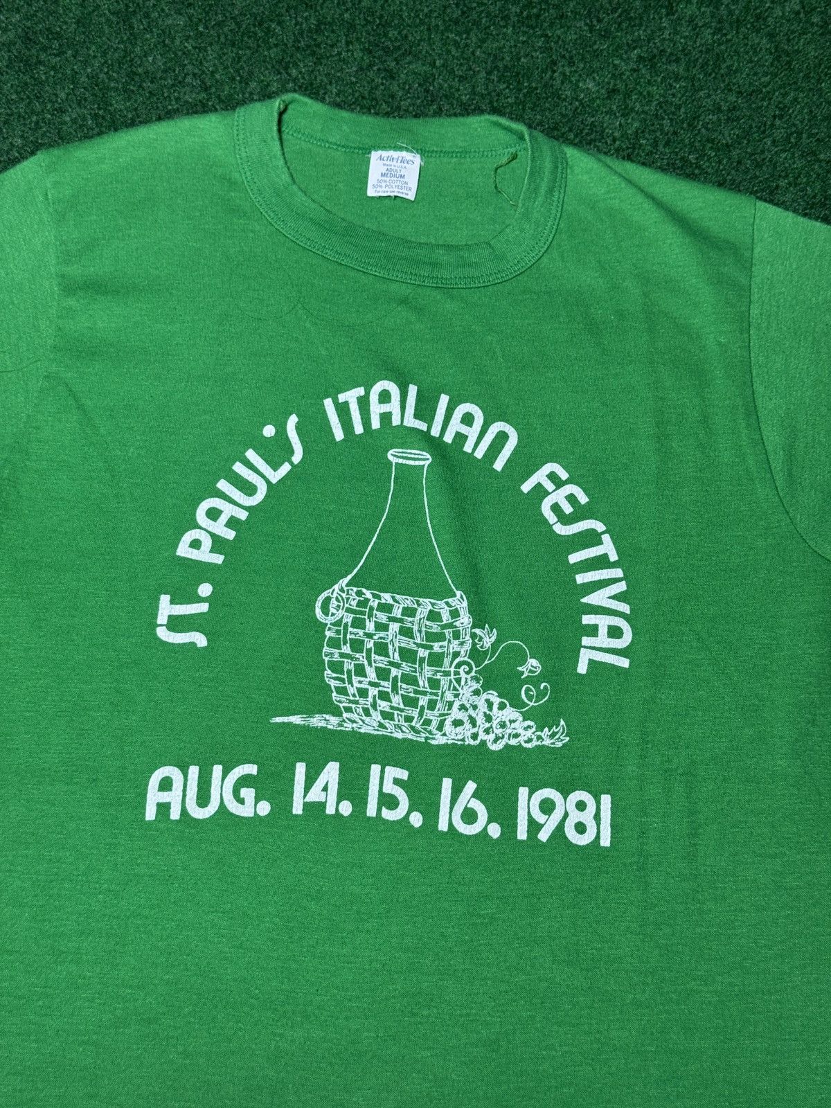 Vintage Vintage 80s Saint Paul’s Italian Festival Retro S/M T Shirt Size US S / EU 44-46 / 1 - 2 Thumbnail