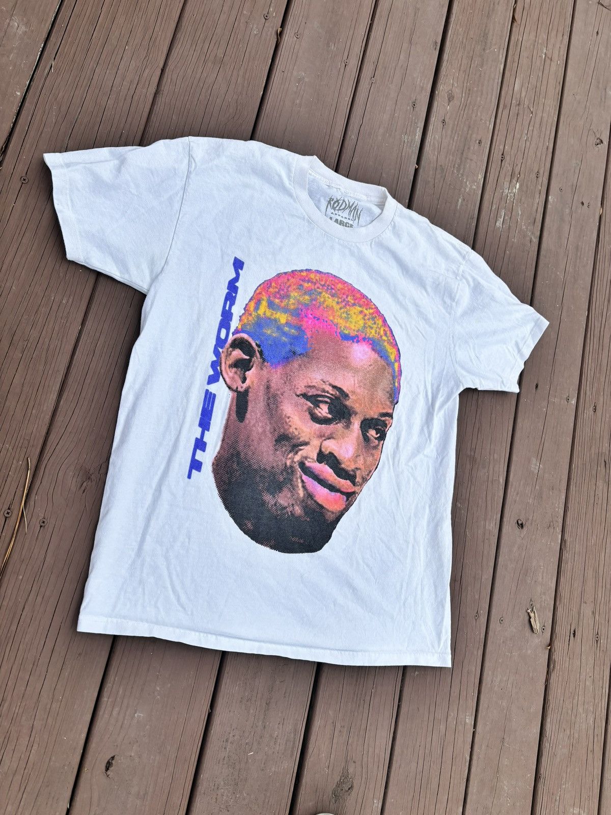 Pacsun Dennis Rodman The Worm #91 NBA Big Head Hair Pacsun T-Shirt Size US L / EU 52-54 / 3 - 1 Thumbnail