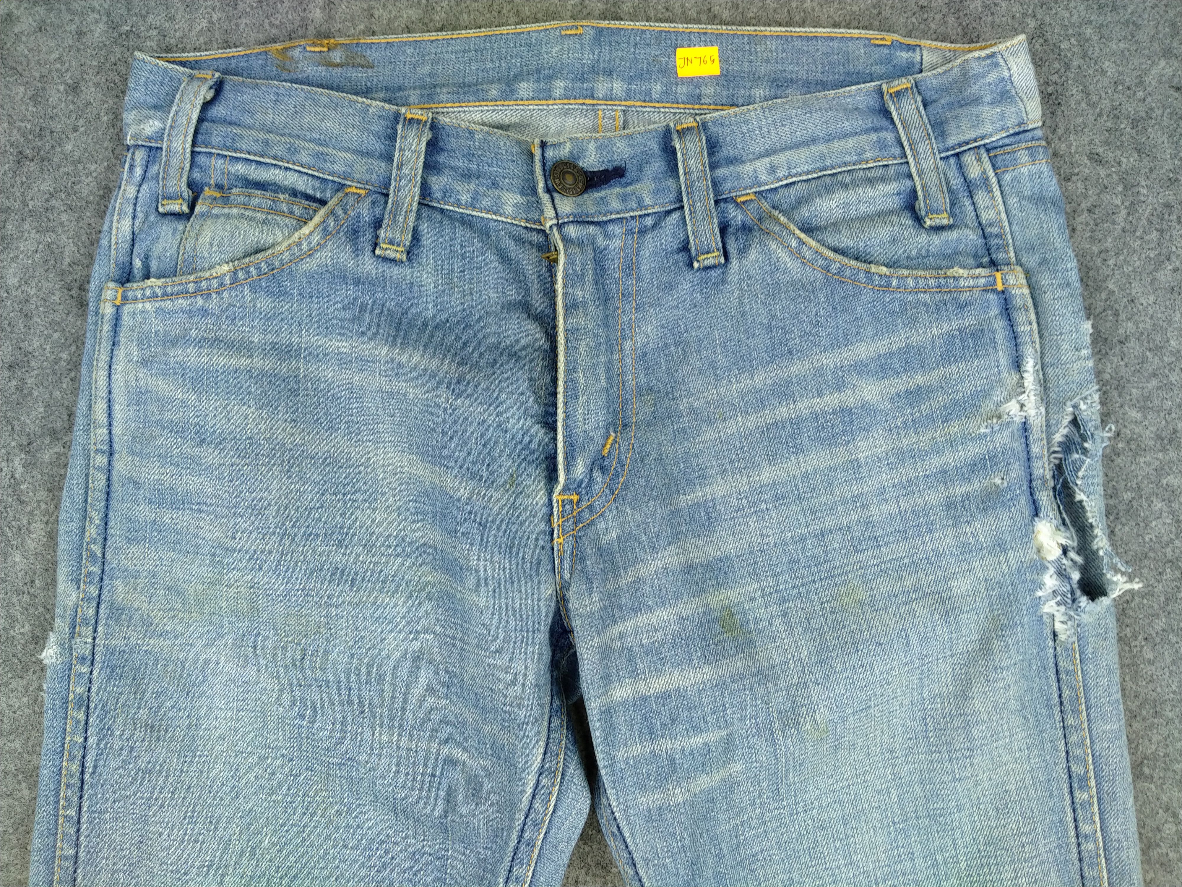 Levi's Light Wash Vintage Levi's Big E Orange Tab Denim -JN765 Size US 31 - 3 Thumbnail