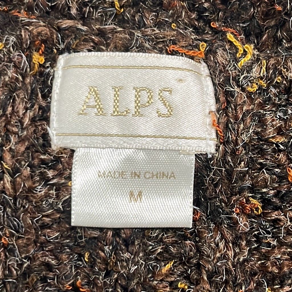 Other Vintage Alps Womens Size Medium V Neck Pullover Sweater Cabl Size M / US 6-8 / IT 42-44 - 5 Thumbnail