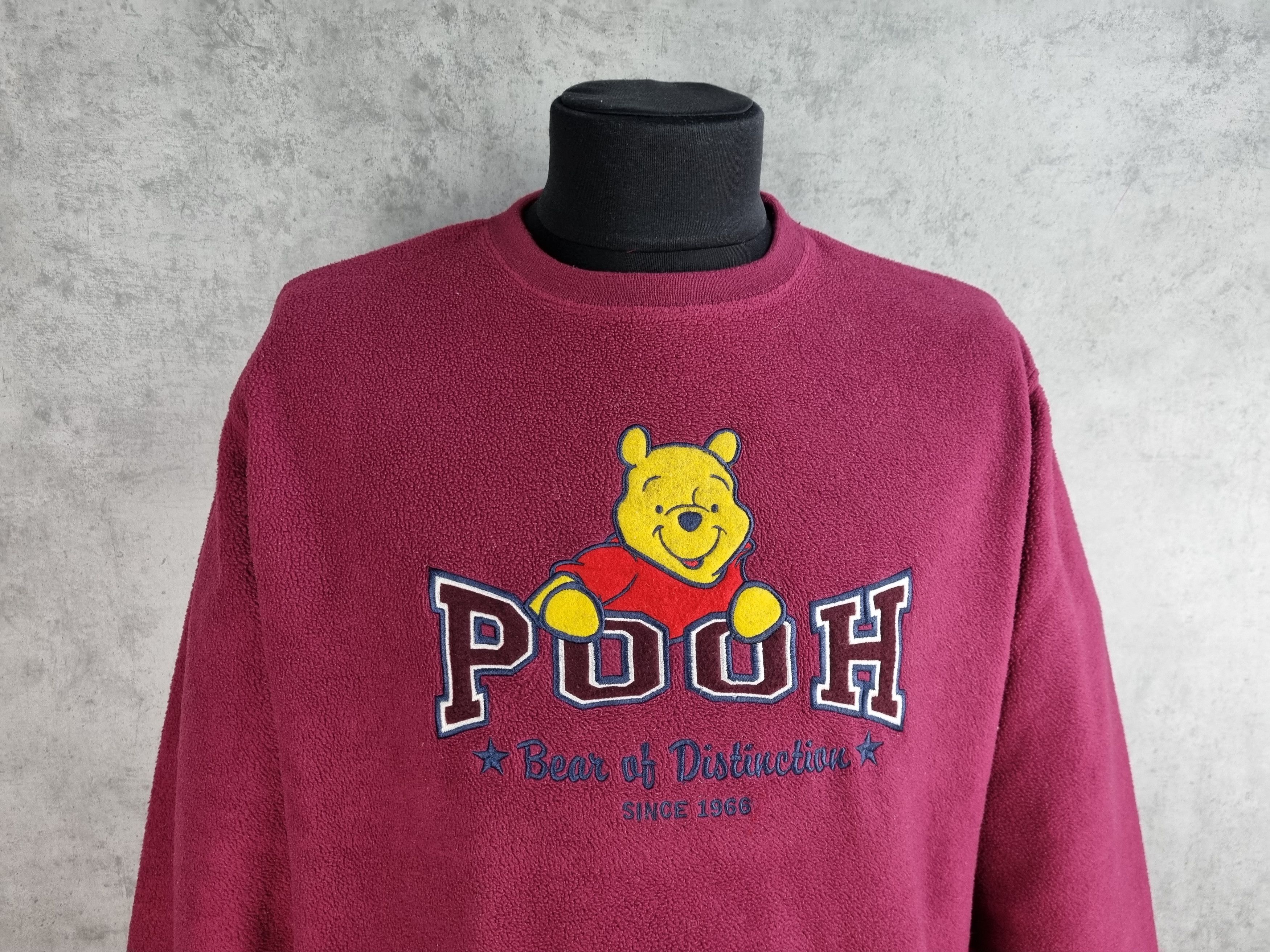 Cartoon Network × Disney × Vintage Fleece Vintage 90s Disney Pooh Big Logo Sweatshirt Size US L / EU 52-54 / 3 - 5 Thumbnail