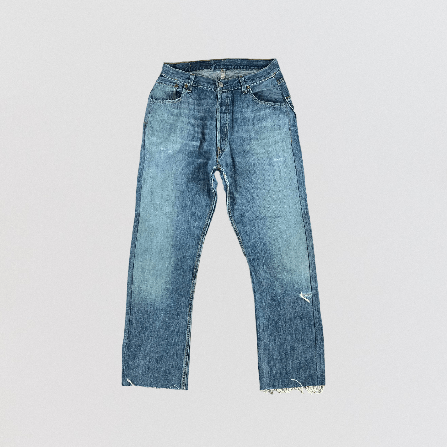 Levi's Vintage 90s Blue Wash Levis 501 Jeans-JM2626 Size US 30 / EU 46 - 1 Thumbnail