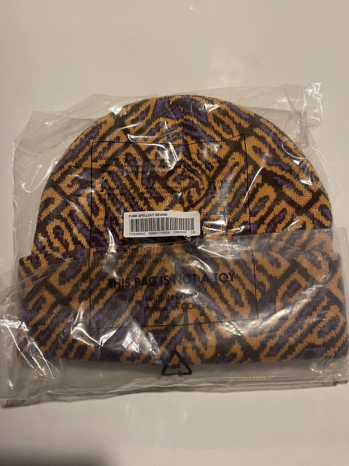 Supreme Supreme Funk Spellout Beanie Size ONE SIZE - 2 Thumbnail