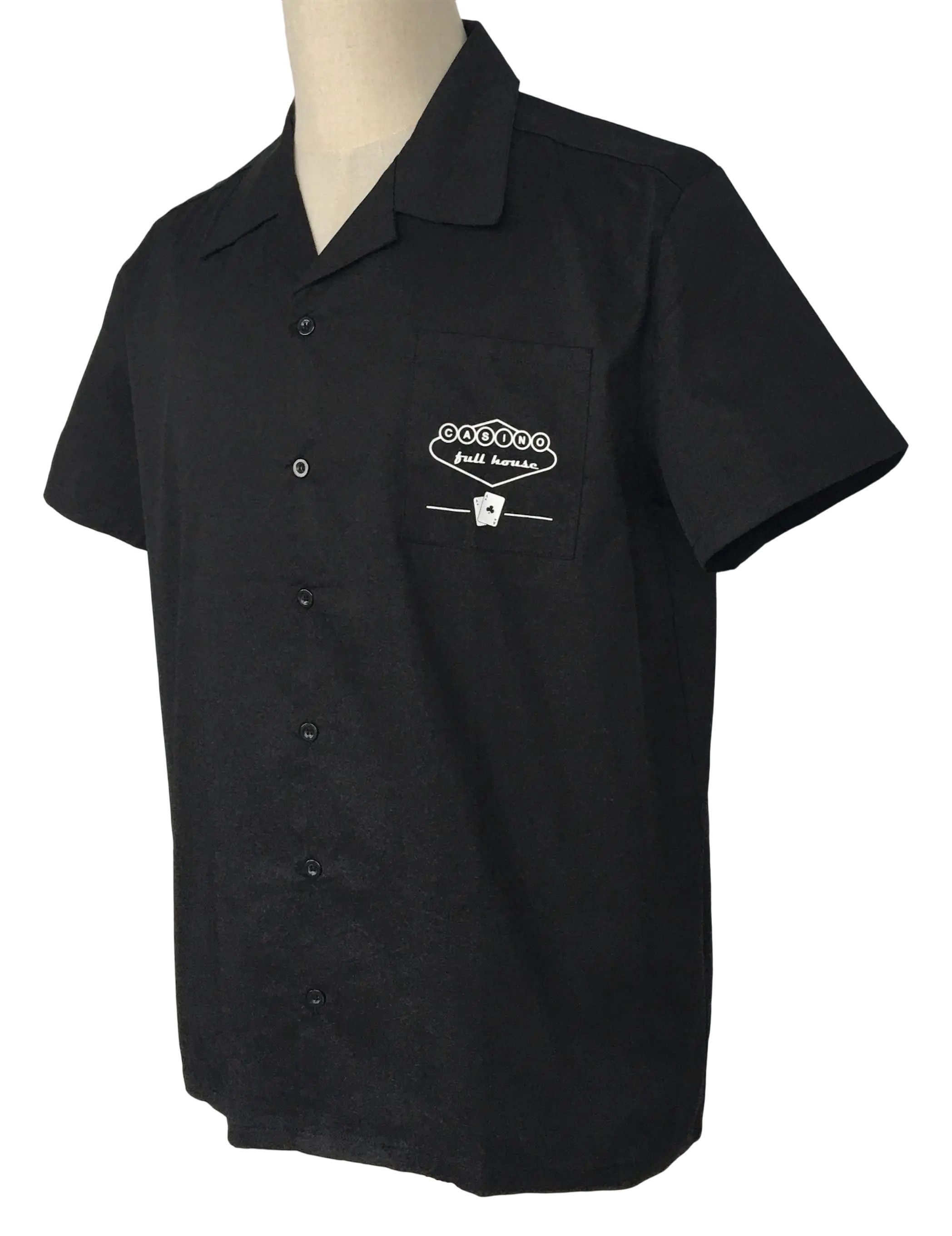 Other Black Men Shirts Solid Color Workshirt Printed On The Pocket Size US XXL / EU 58 / 5 - 3 Thumbnail