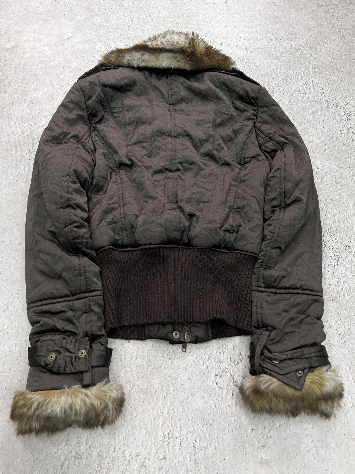 If Six Was Nine Y2k Japanese Fur collar If six was nine gothic bomber jacket Size US S / EU 44-46 / 1 - 9 Thumbnail