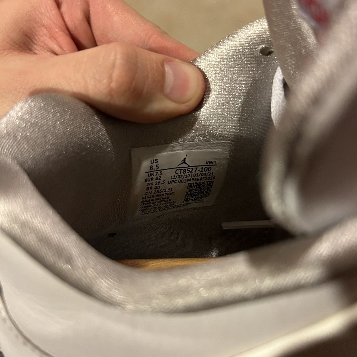 Jordan Brand × Nike Jordan 4 Retro White Oreo 2021 US 8.5 Size US 8.5 / EU 41-42 - 10 Thumbnail