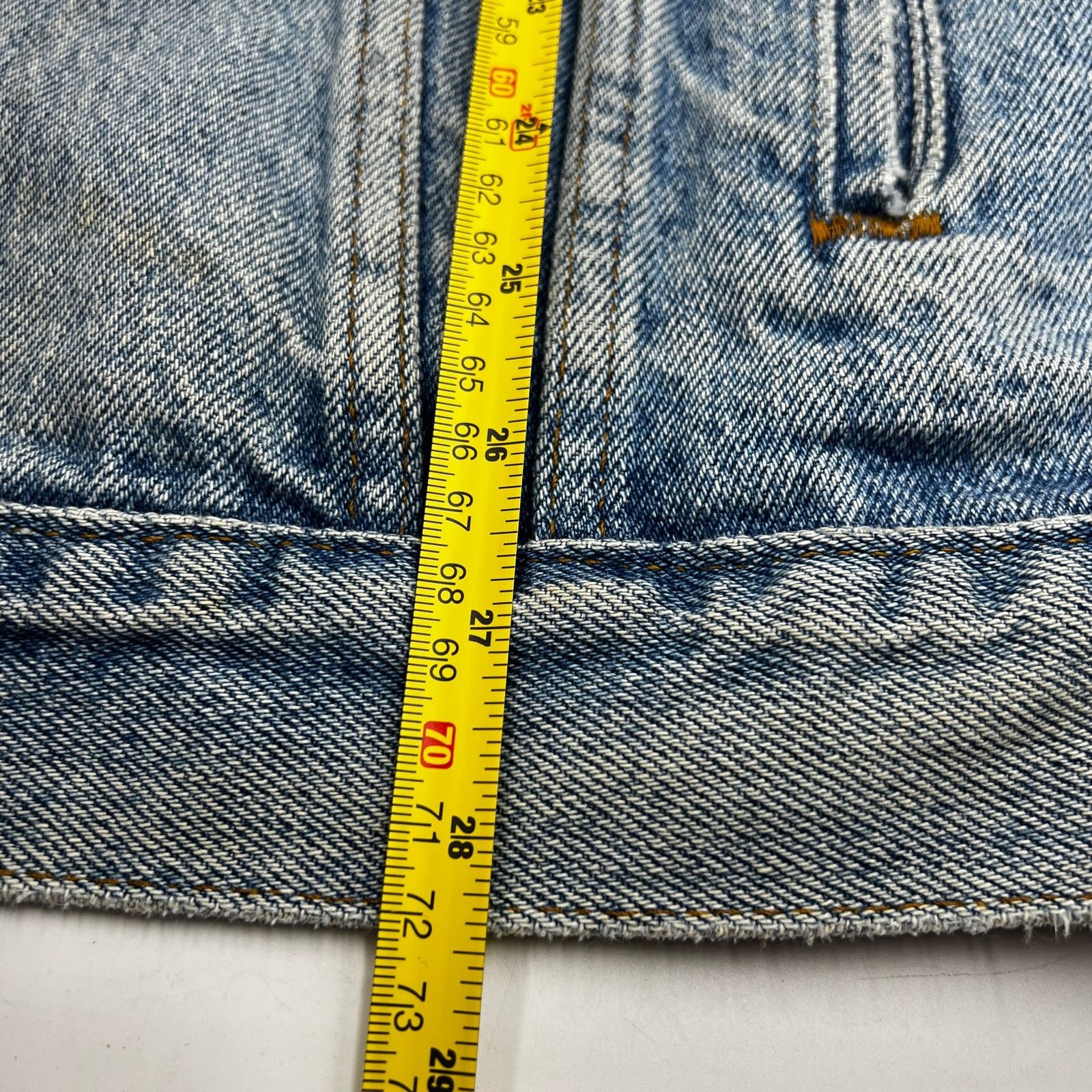 Levi's Vintage 1991 Levi's Trucker Jacket Distressed Denim Blue Size US XL / EU 56 / 4 - 7 Thumbnail