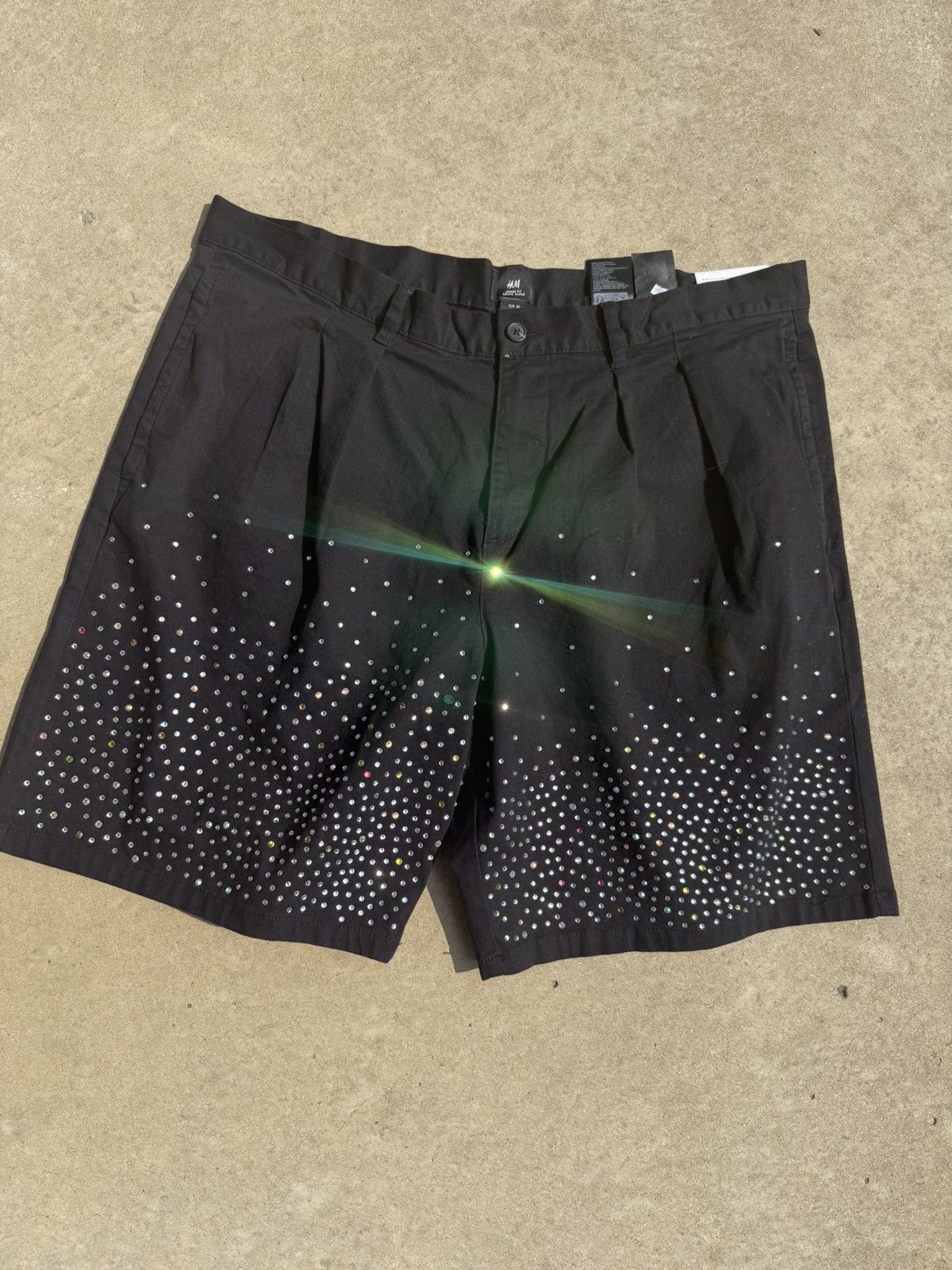 Vintage Rhinestone shorts Size US 36 / EU 52 - 2 Thumbnail