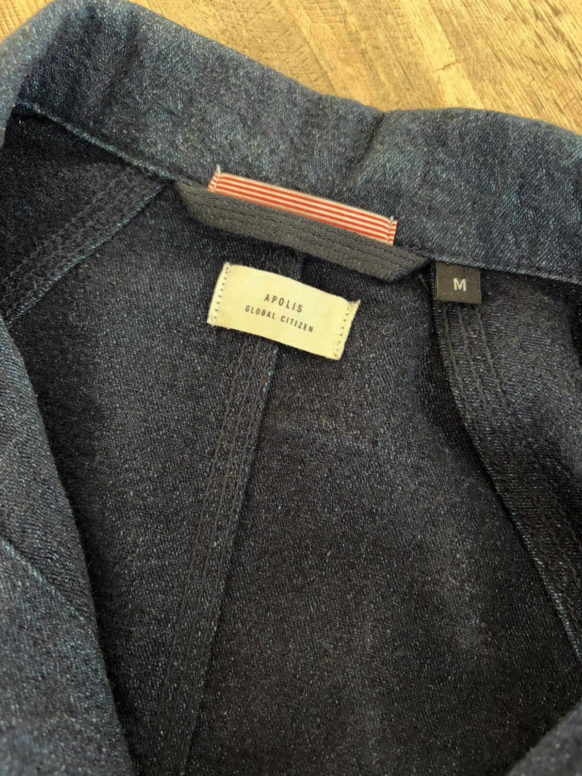 Apolis Apolis Indigo Wool Chore Coat Size US M / EU 48-50 / 2 - 2 Thumbnail