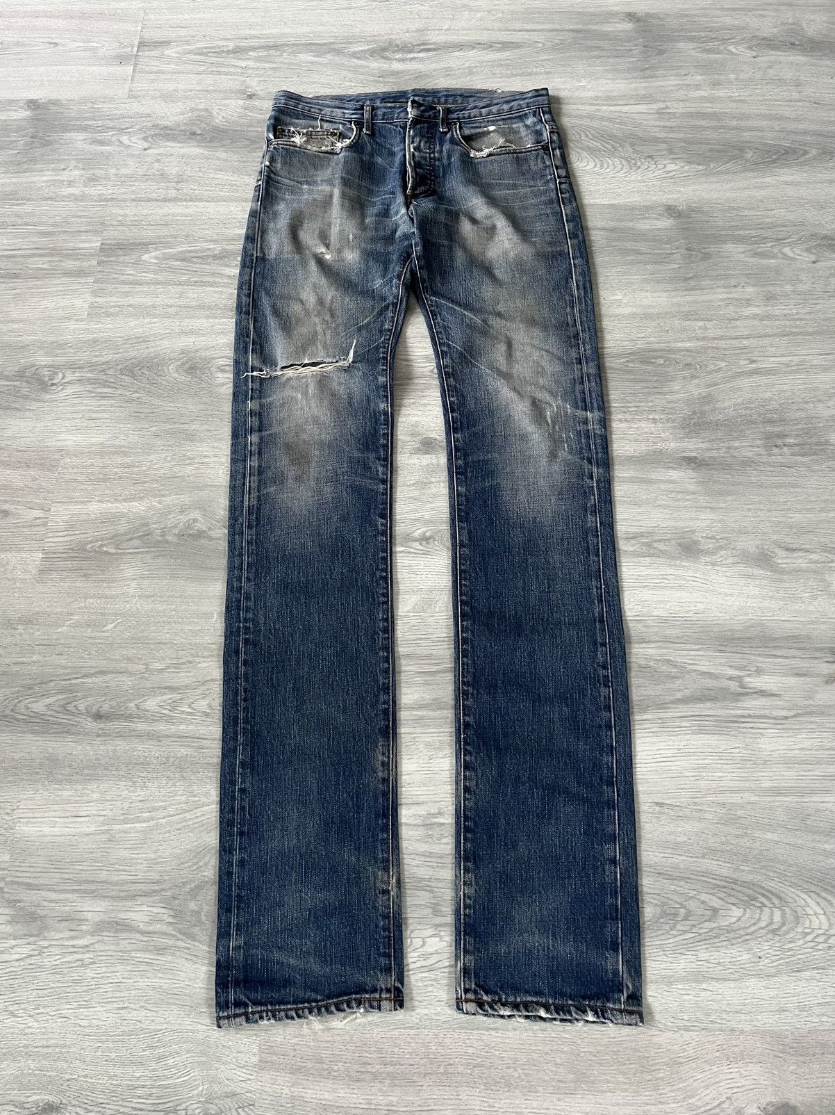 Hedi Slimane Dior Homme SS07 Spider Web Denim | Grailed