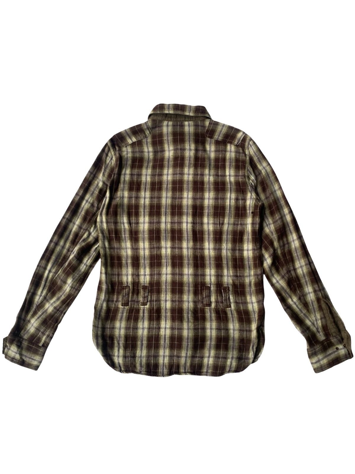 Nigel Cabourn Nigel Cabourn Reversible Flannel Plaid Pattern Shirt Size US S / EU 44-46 / 1 - 4 Thumbnail
