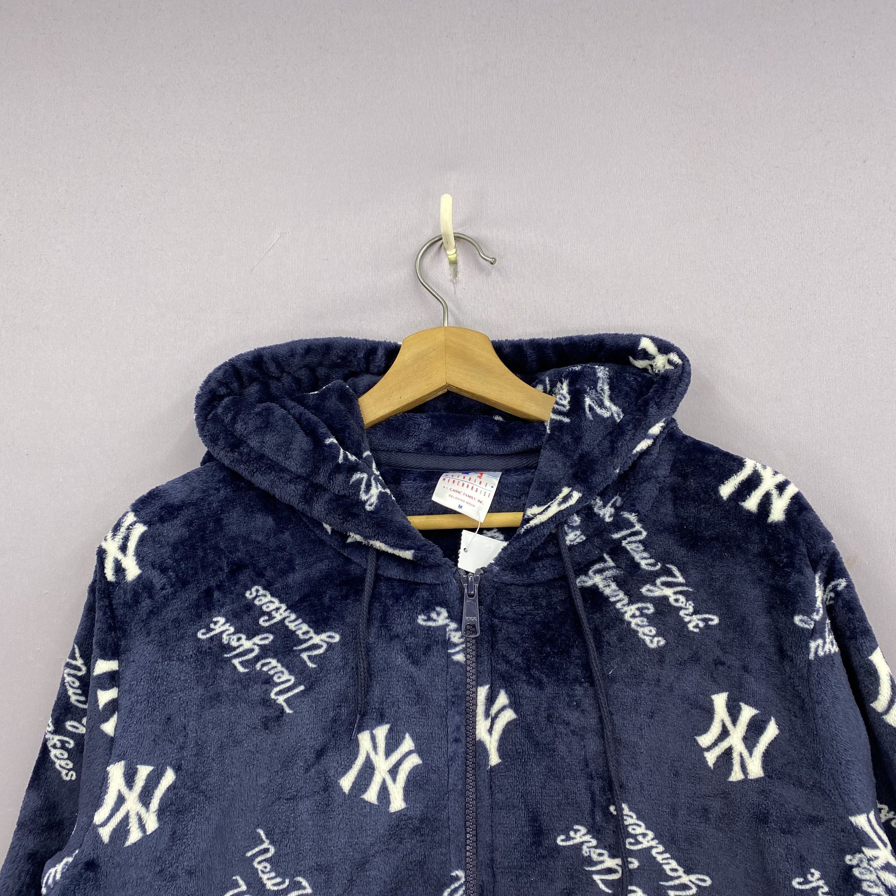 New York Yankees Vintage MLB New York Yankees Sweater Fleece Hoodie Size US S / EU 44-46 / 1 - 6 Thumbnail