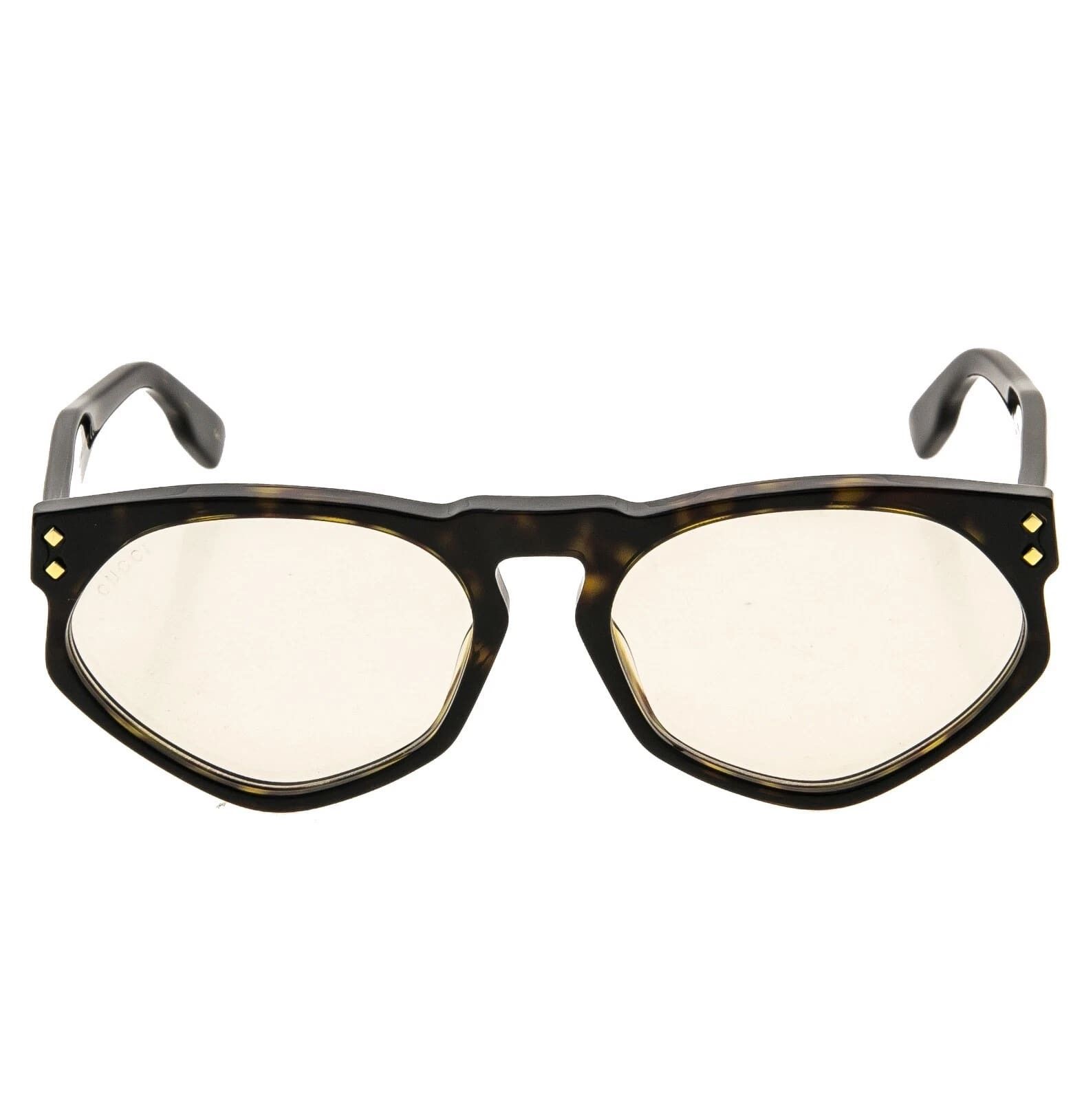 Gucci GUCCI Gg1248S 1248 Brown Marble Angular Style Sunglasses 001 Size ONE SIZE - 6 Thumbnail