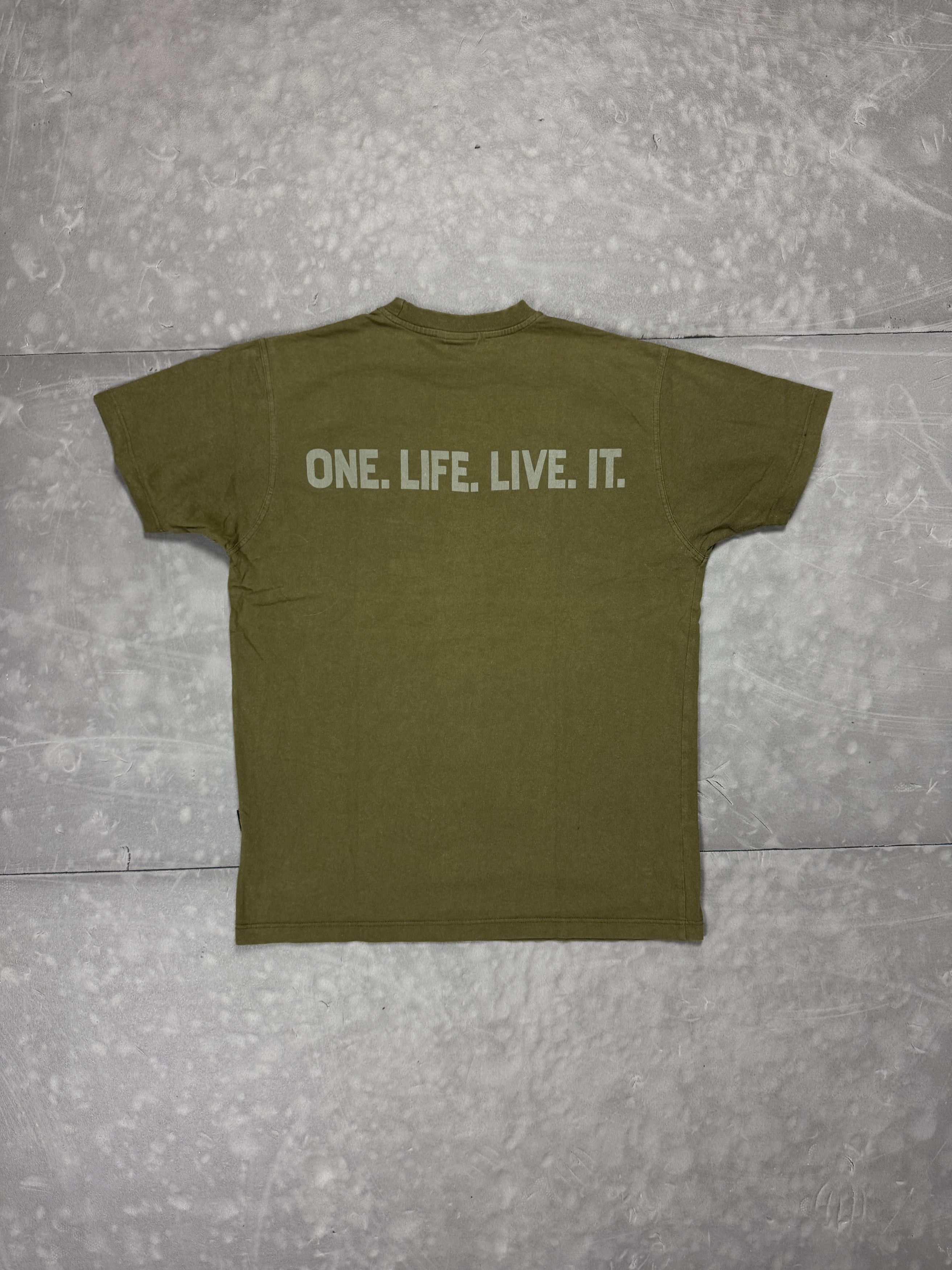 Camel × Vintage Camel Acitve khaki military T-shirt One Life Live It y2k Size US S / EU 44-46 / 1 - 1 Thumbnail