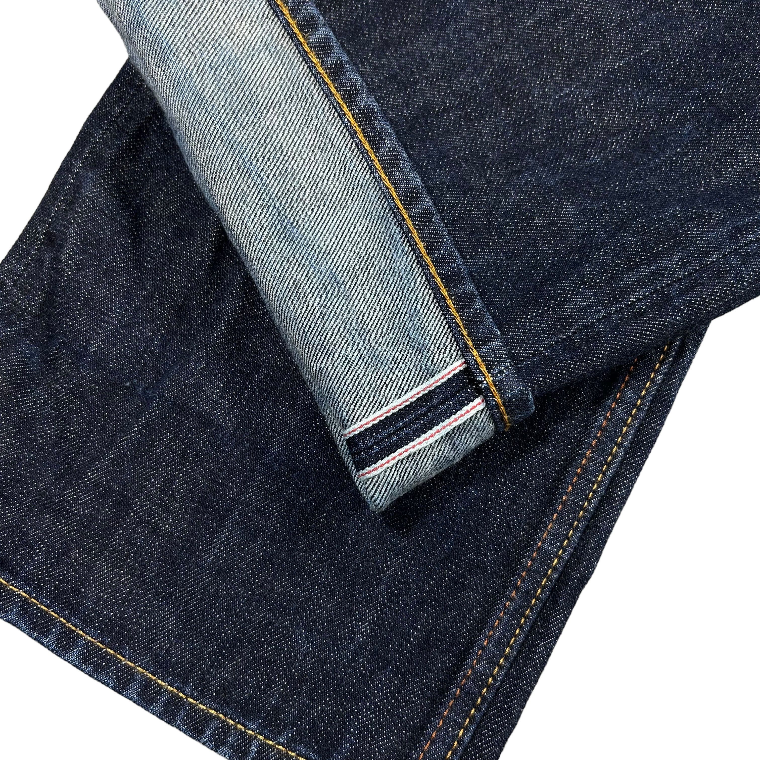 Japanese Brand × Vintage Redux Selvedge Raw Indigo Japanese Denim Regular W36L34 Size US 36 / EU 52 - 6 Thumbnail