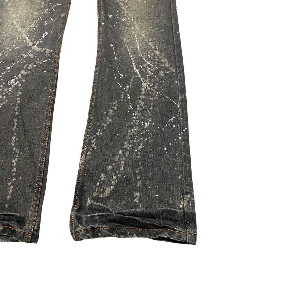 Tornado Mart Xfrm Denim Super Flare Painter Jeans Distressed Size US 30 / EU 46 - 9 Thumbnail