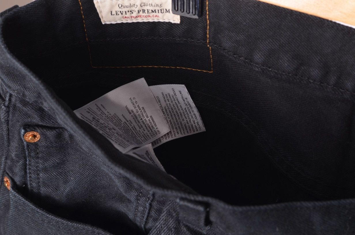 Levi's Levis Levi’s 501 Premium Black Pants Jeans sz 36 Size US 36 / EU 52 - 5 Thumbnail