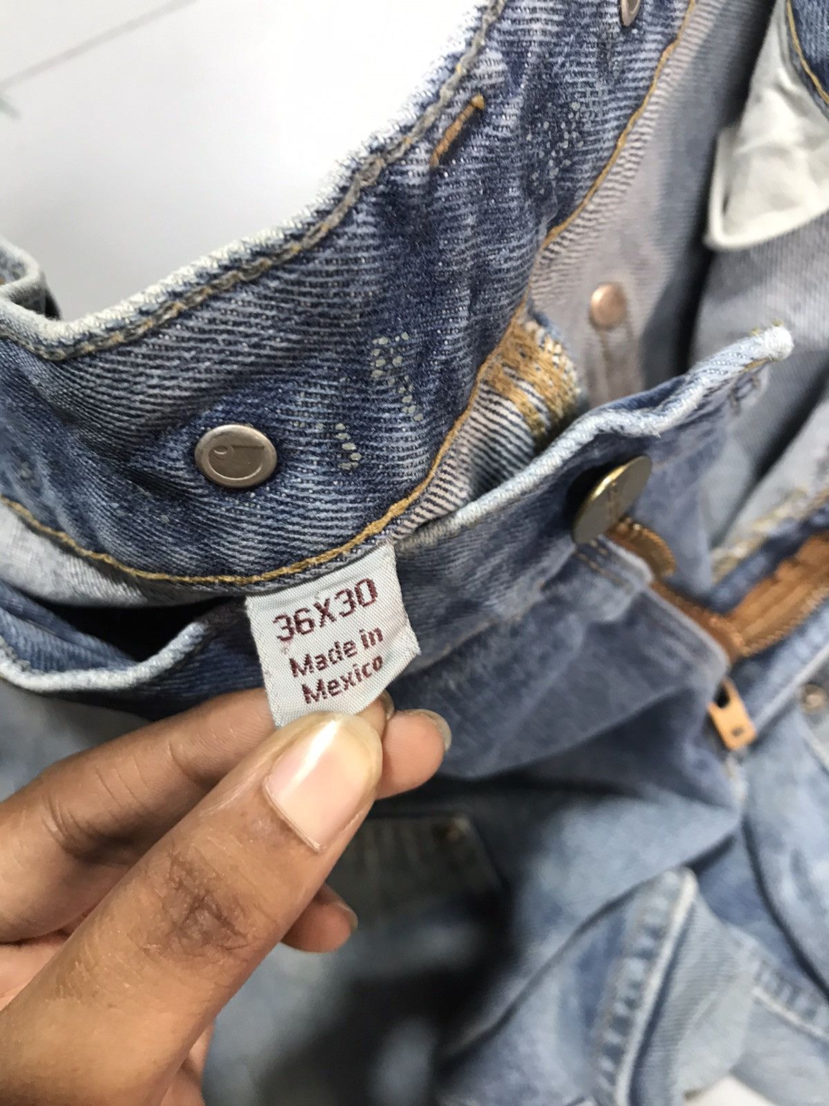 Carhartt Vintage Carhartt double knee workwear denim Size US 34 / EU 50 - 7 Thumbnail