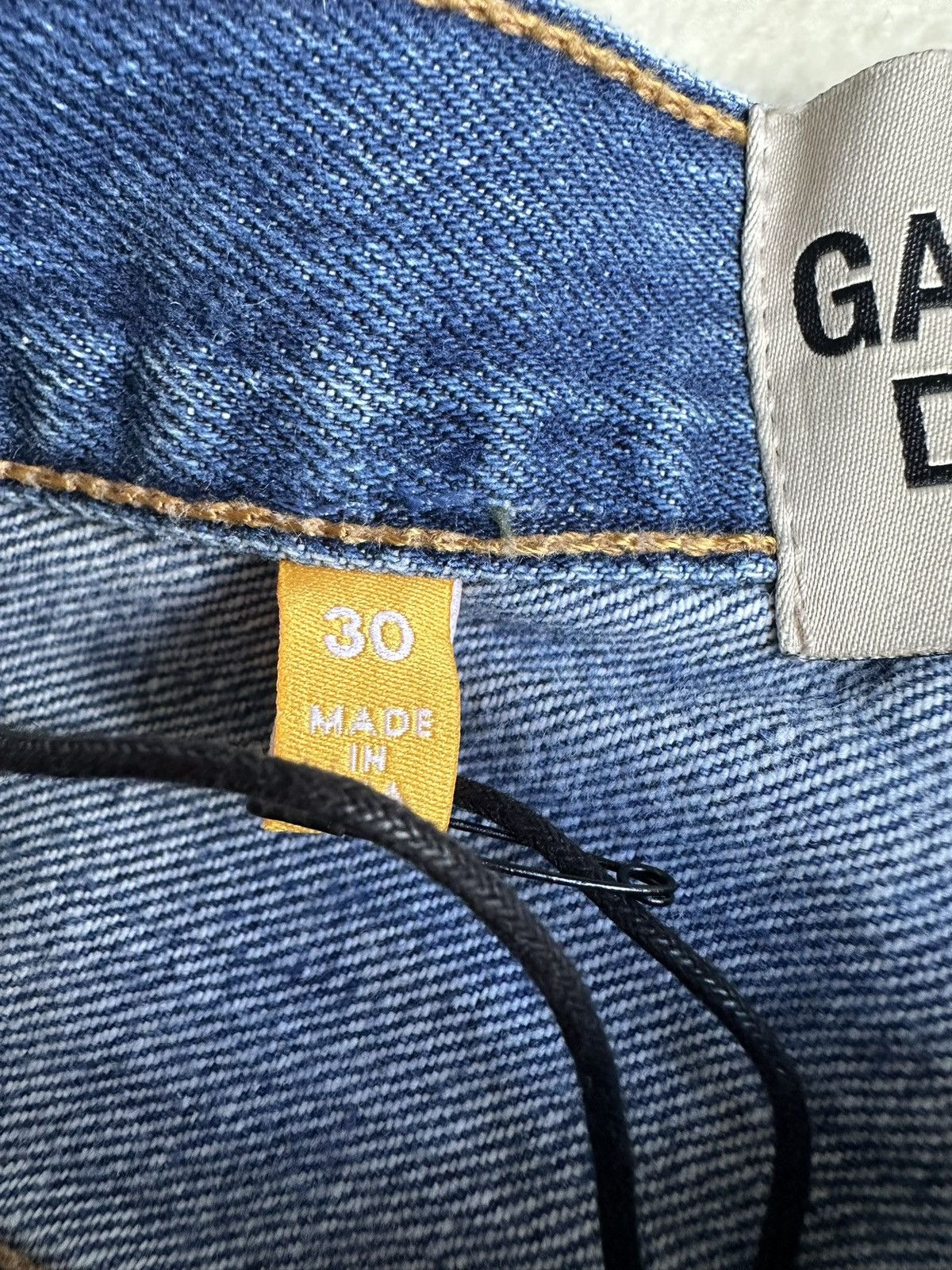 Gallery Dept. $535 Gallery Dept straight leg distressed jeans 30 x 32 Size US 30 / EU 46 - 21 Thumbnail