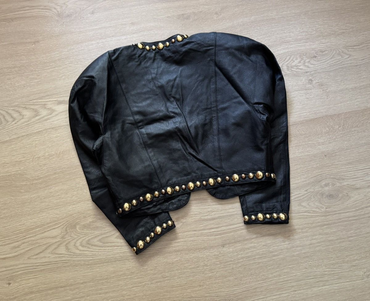 Genuine Leather Vintage 90’s Genuine Leather Women’s Couture Archival Jacket Size M / US 6-8 / IT 42-44 - 4 Thumbnail
