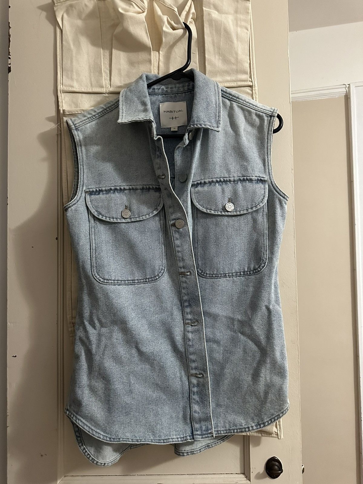 Other never worn straight from factory habitual denim vest Size S / US 4 / IT 40 - 1 Thumbnail