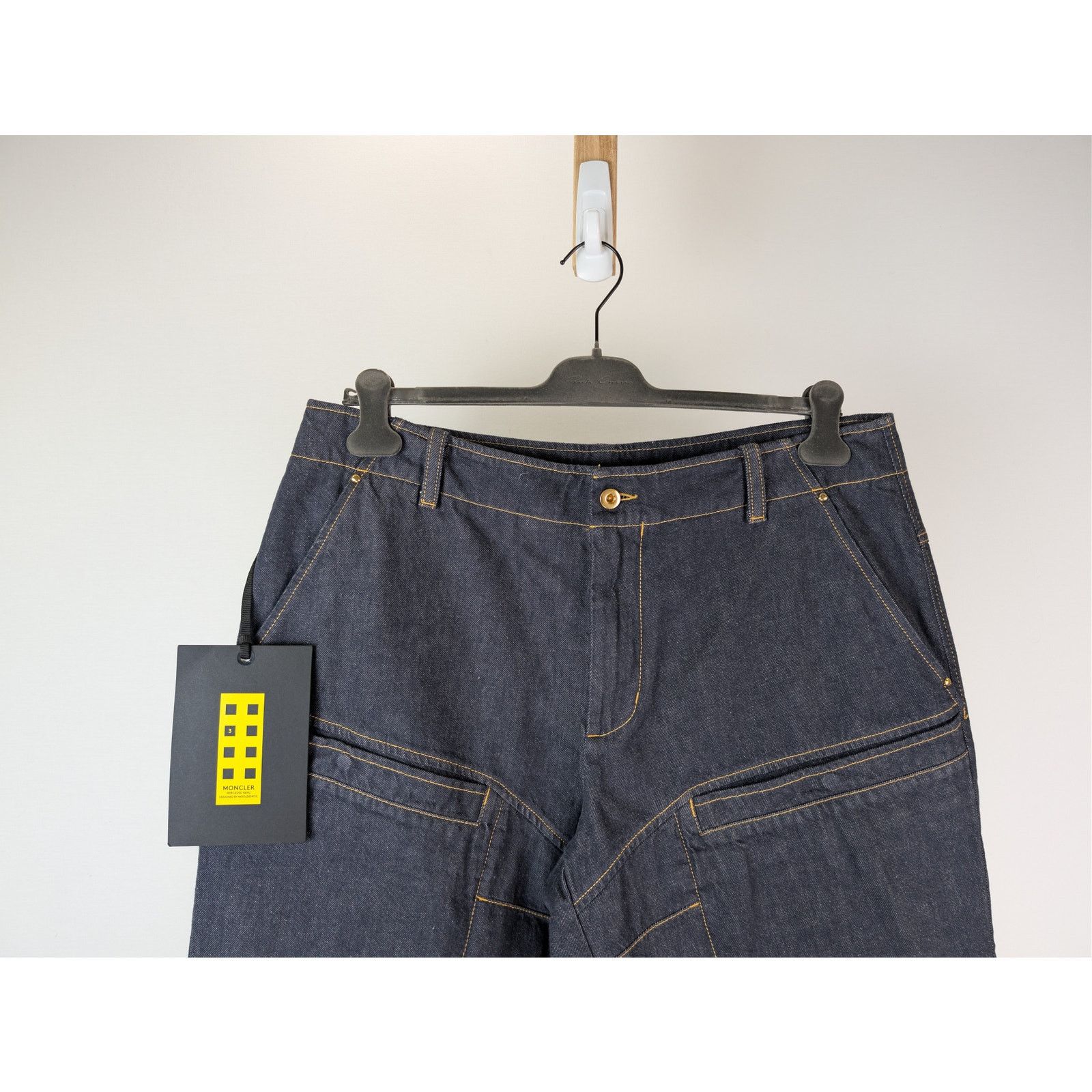Moncler o1rshd1 Nigo Paneled Denim Pants in Blue Size US 36 / EU 52 - 3 Thumbnail