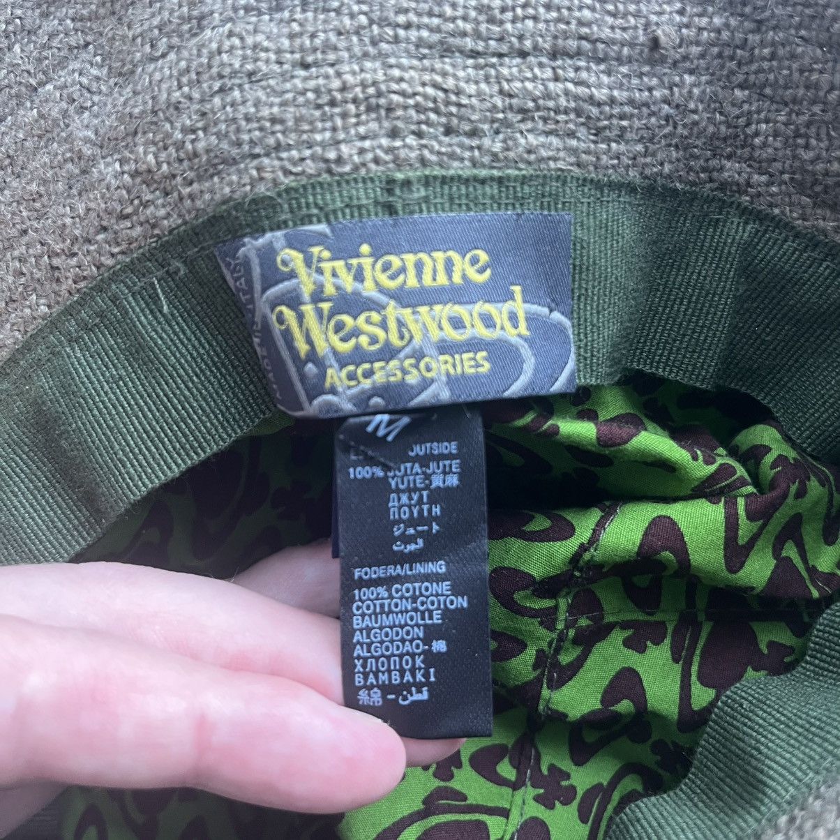 Vivienne Westwood Vivienne Westwood Tweed Jute Vintage Bucket Hat Size ONE SIZE - 5 Thumbnail