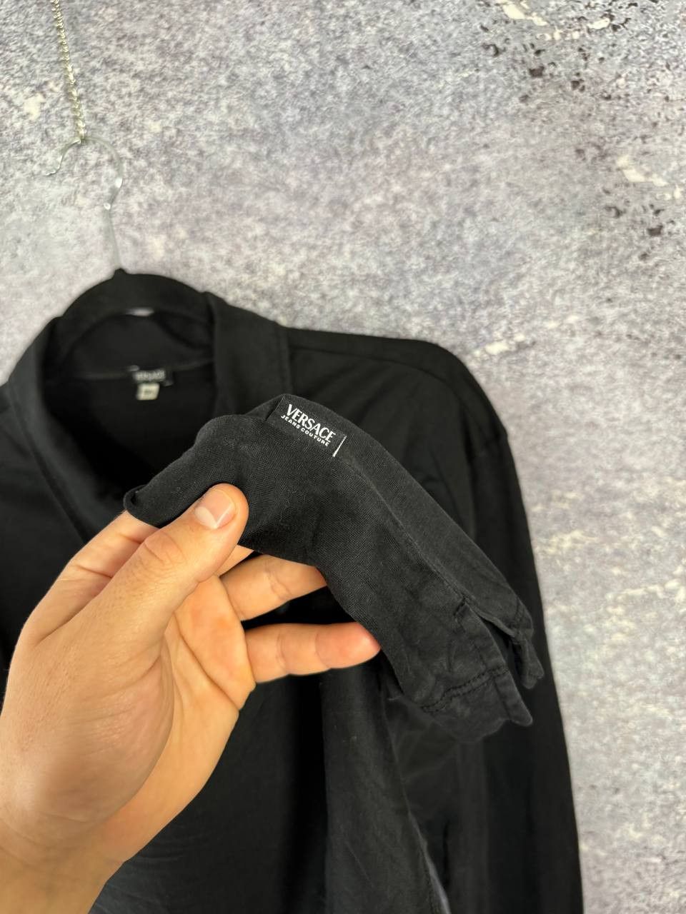 Versace × Versace Jeans Couture × Vintage Vintage Versace Jeans Couture Black Long Sleeve Size US L / EU 52-54 / 3 - 7 Thumbnail