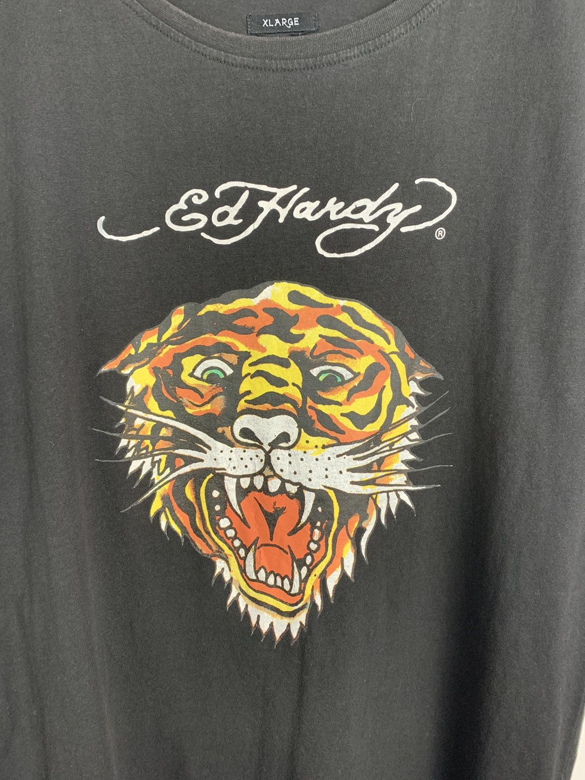 Christian Audigier × Ed Hardy Ed Hardy Tiger Print Graphic Y2K T-Shirt Los Angeles Tattoo Size US XL / EU 56 / 4 - 4 Thumbnail