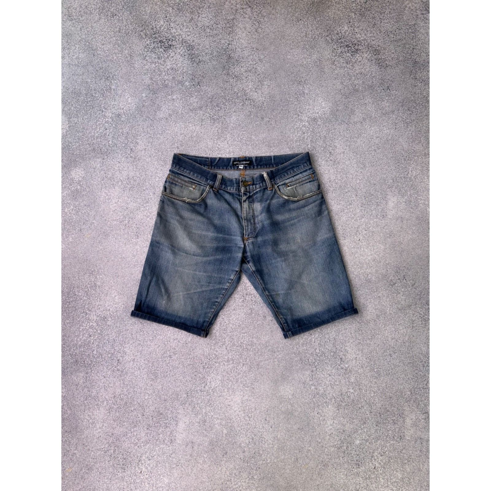 Dolce & Gabbana VTG Dolce&Gabbana Dirty Denim Shorts Size US 30 / EU 46 - 6 Thumbnail