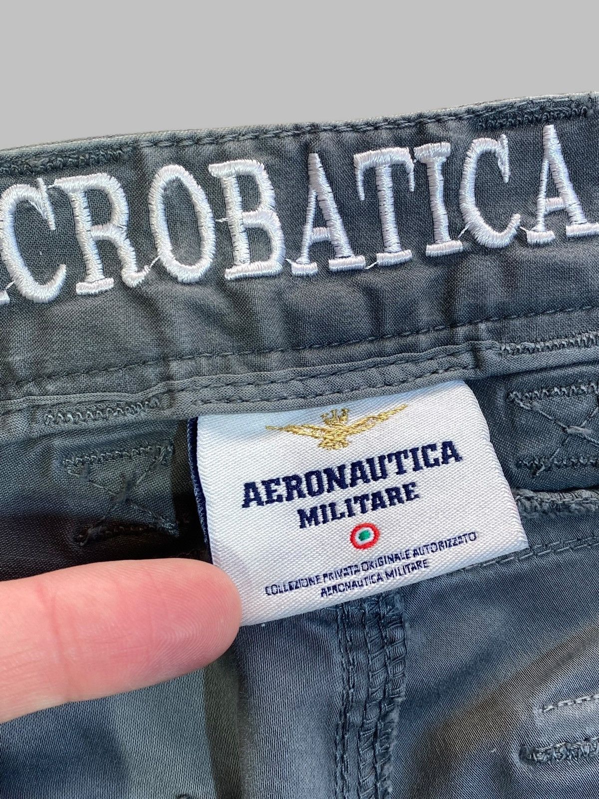 Aeronautica Militare Aeronautica Military Crazy Y2k Multi Pocket Cargo Pants Size US 34 / EU 50 - 16 Thumbnail