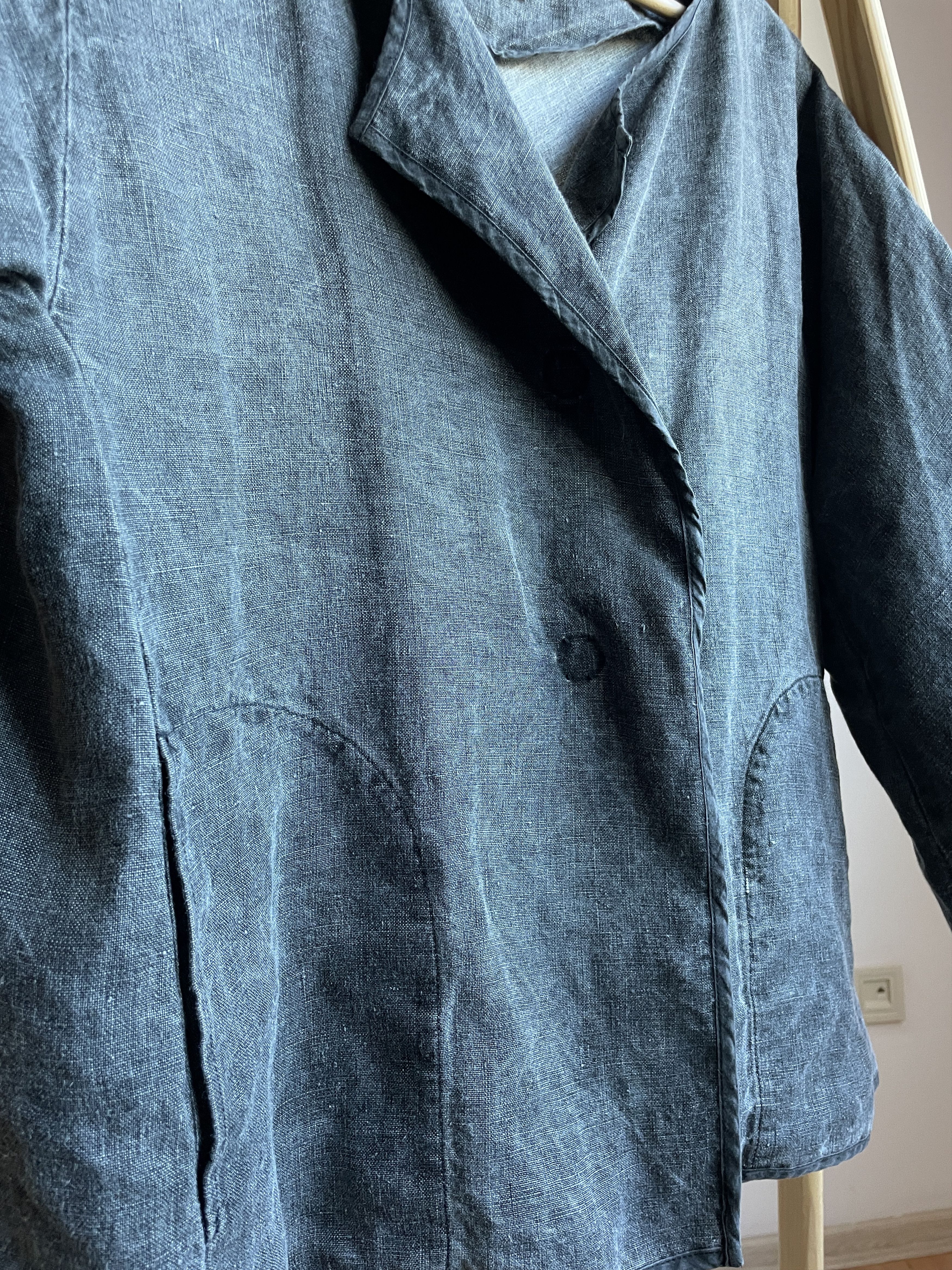 OSKA OSKA Womens Stone Washed Linen Jacket Size 3 Size M / US 6-8 / IT 42-44 - 8 Thumbnail