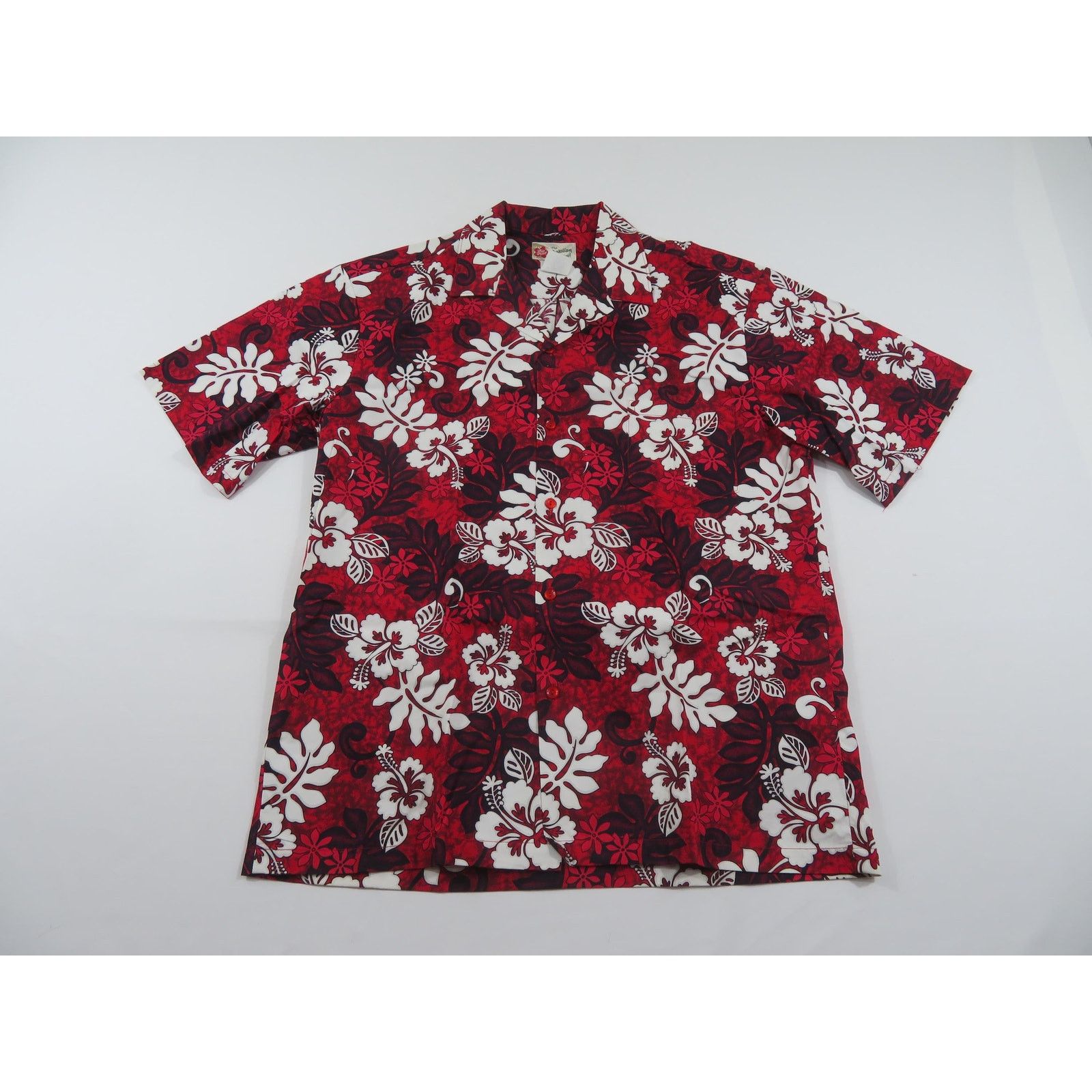 Hilo Hattie Hilo Hattie Hawaiian Shirt, Red White Black Cotton L 1990s Size US L / EU 52-54 / 3 - 1 Thumbnail