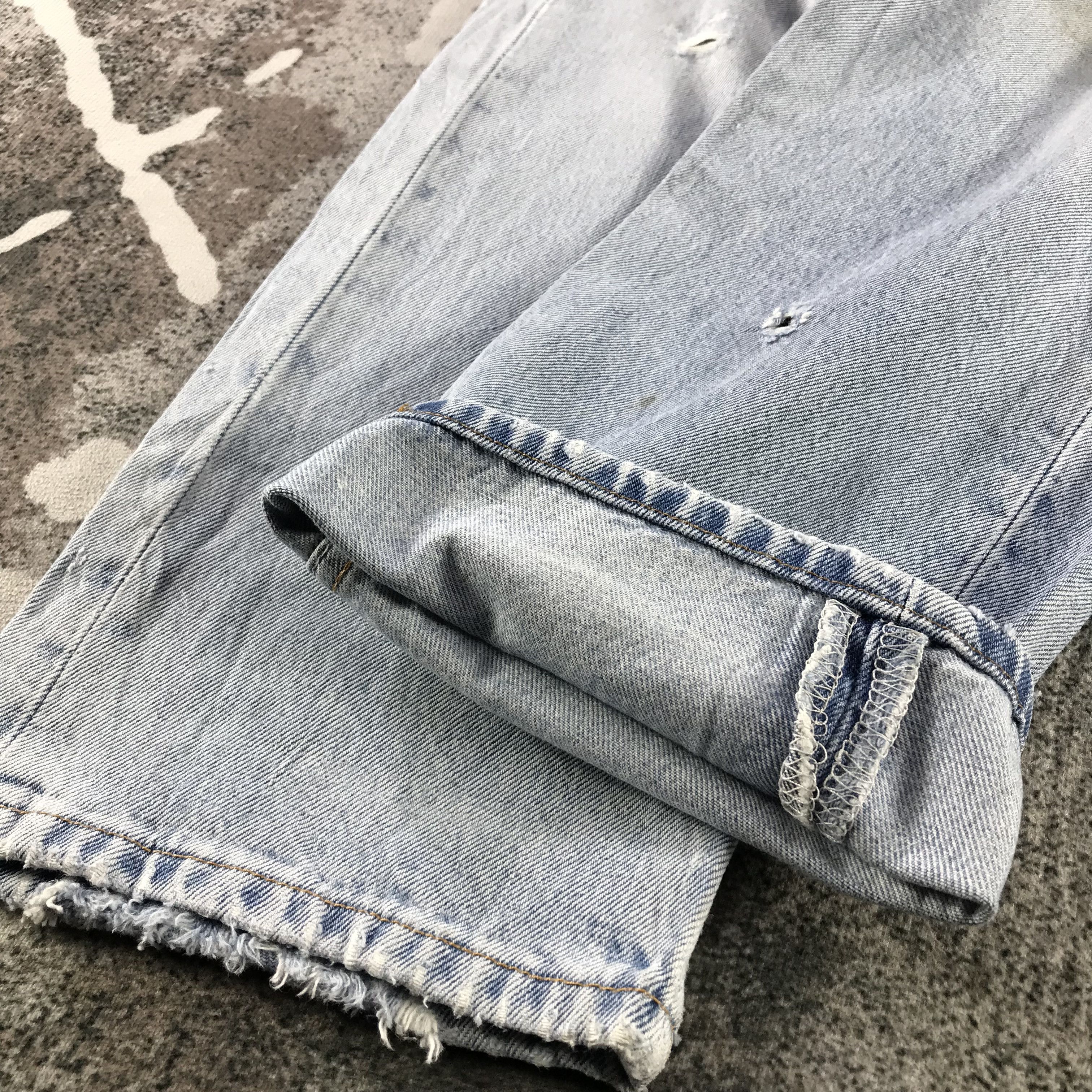 Levi's Vintage 90s Levis 501 Jeans Light wash Denim KJ3348 Size US 32 / EU 48 - 7 Thumbnail