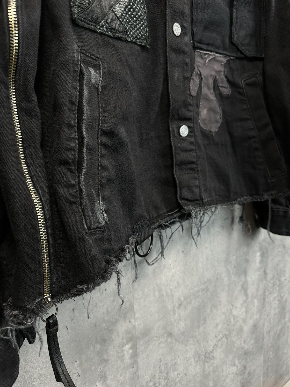 Other Cropped Cargo Pocket Denim Jacket Size US XL / EU 56 / 4 - 8 Thumbnail