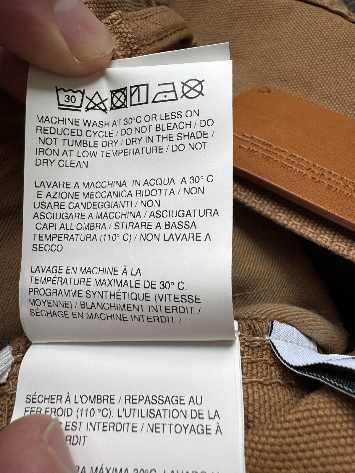 Off-White OFF-WHITE Work Pants Size US 30 / EU 46 - 10 Thumbnail