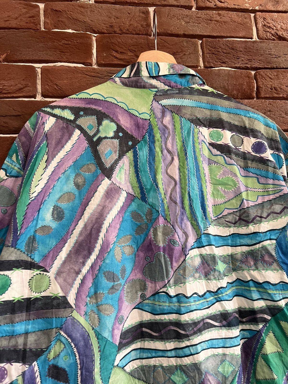Vintage Rare Vintage 90s Australian L’alpina Button Shirt Gabber Size US L / EU 52-54 / 3 - 6 Thumbnail