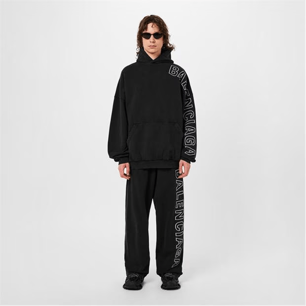 Balenciaga Sleeve Logo Hoodie Size US S / EU 44-46 / 1 - 4 Thumbnail