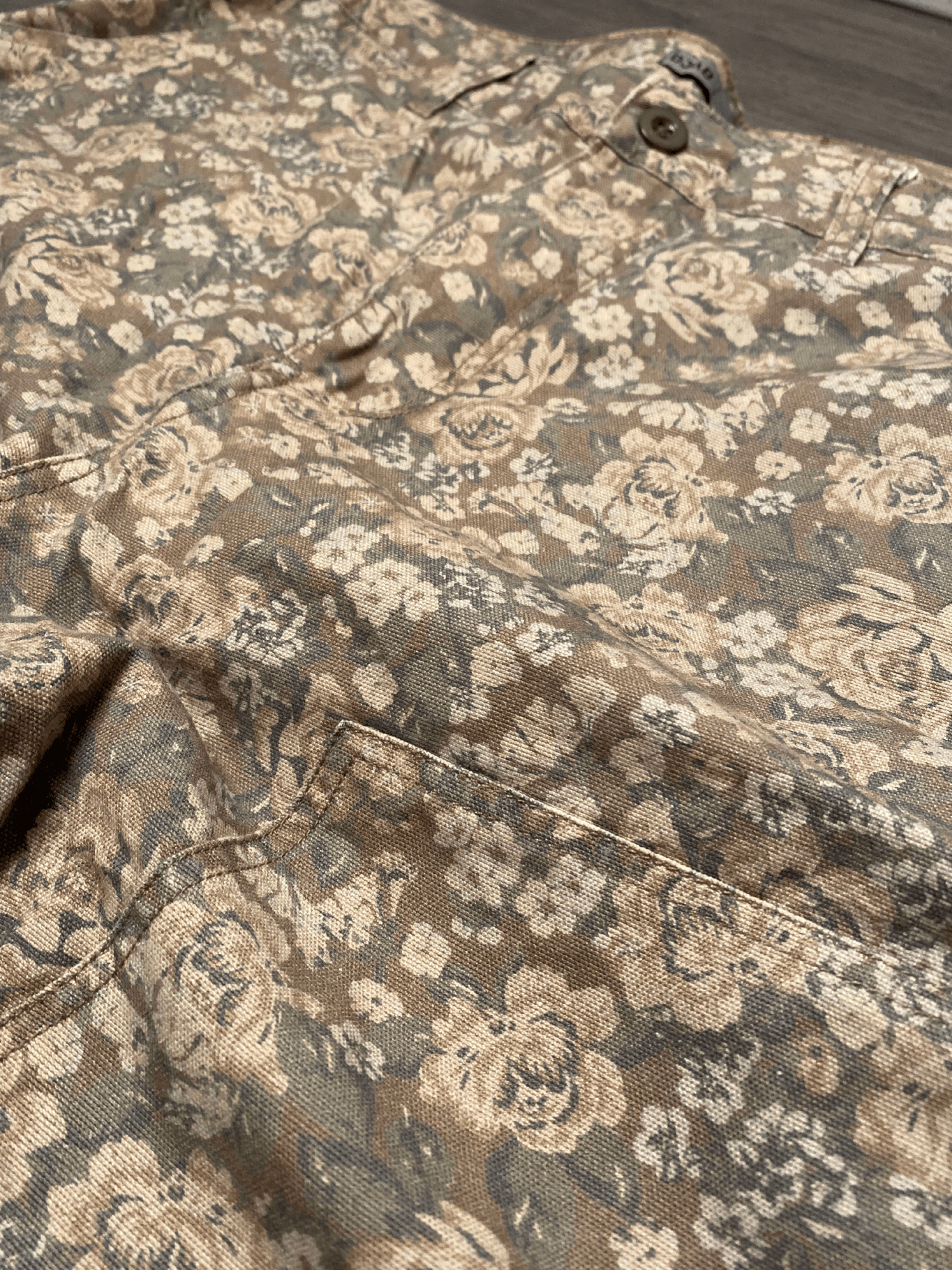 Simons Floral Camo Baggy Carpenter Pants Size US 32 / EU 48 - 6 Thumbnail