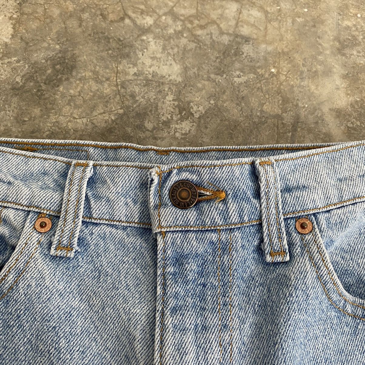 Levi's Vintage 1991 Levis 505 Light Blue Denim Shorts Jorts Cut Off Size US 29 - 6 Thumbnail