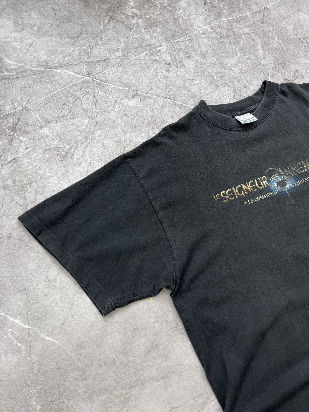 Vintage VINTAGE 90s lord of rings “Le seigneur” rare t shirt Size US XL / EU 56 / 4 - 3 Thumbnail