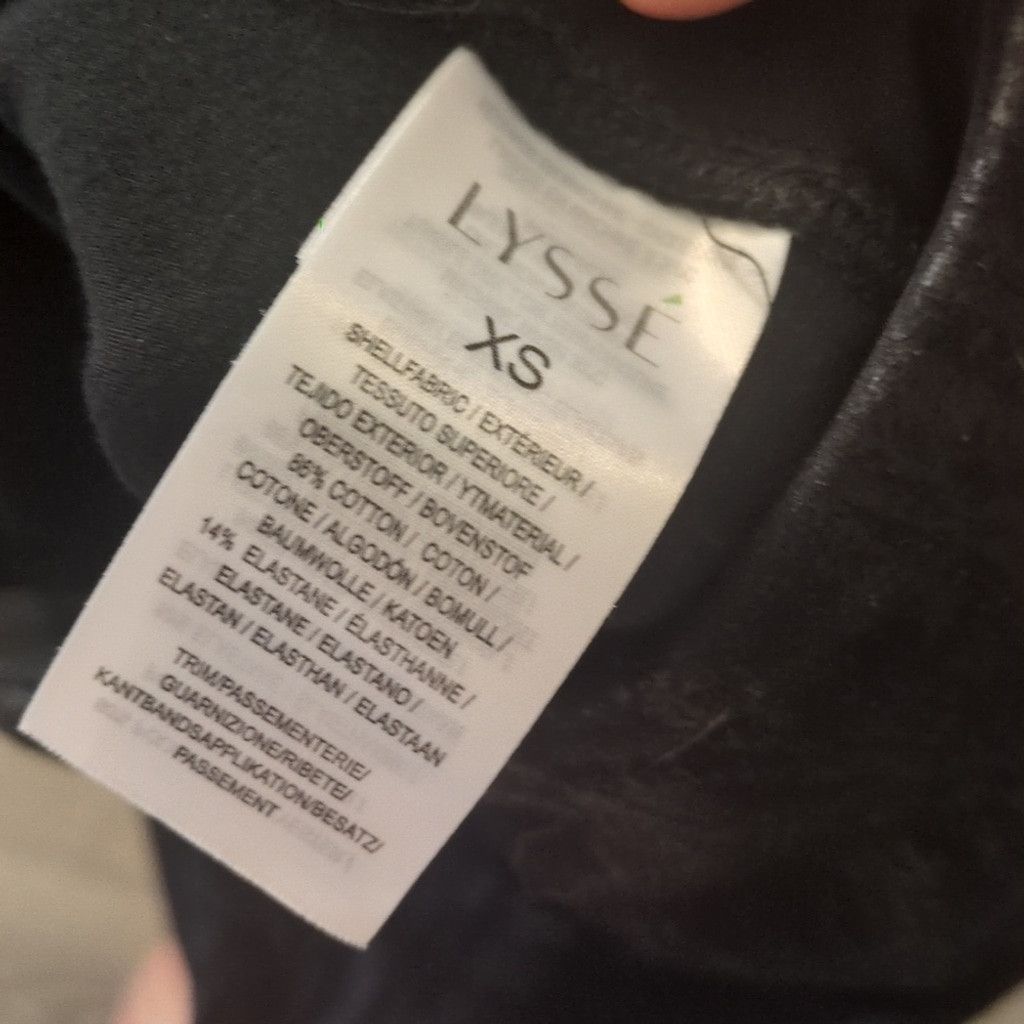 Other LYSSÉ Liquid Black Legging Shred Knee Size XS Size 25" / US 0 / IT 36 - 5 Thumbnail