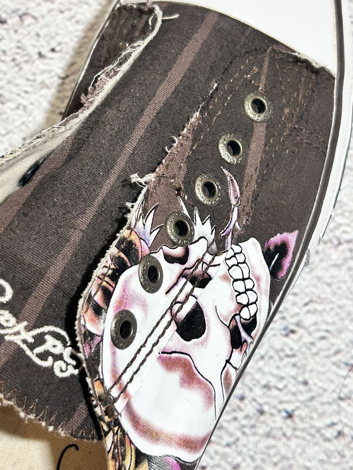 Ed Hardy Ed Hardy Brown Sneakers Slip Vintage Y2K avant garde Size US 10.5 / EU 43-44 - 7 Thumbnail
